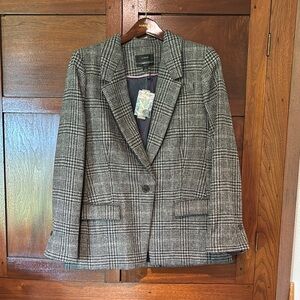 NWT Size 12 Willa Blazer in Houndstooth Check